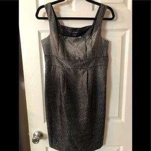 Max Edition. Black/silver lined dress.  New with tags. Size s
